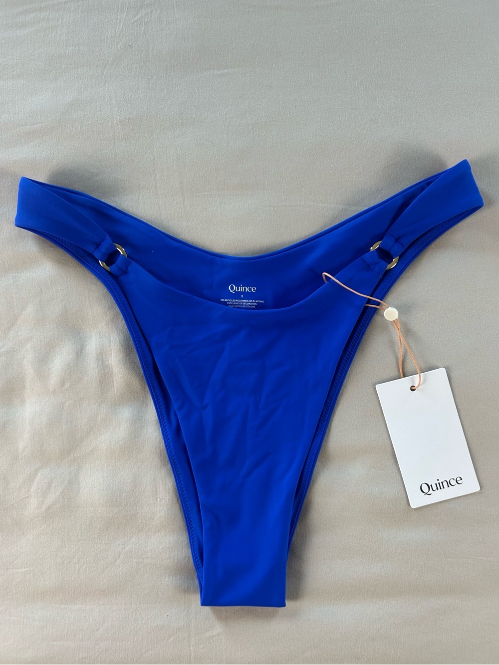 Italian High-Leg Ring Bikini Bottom
